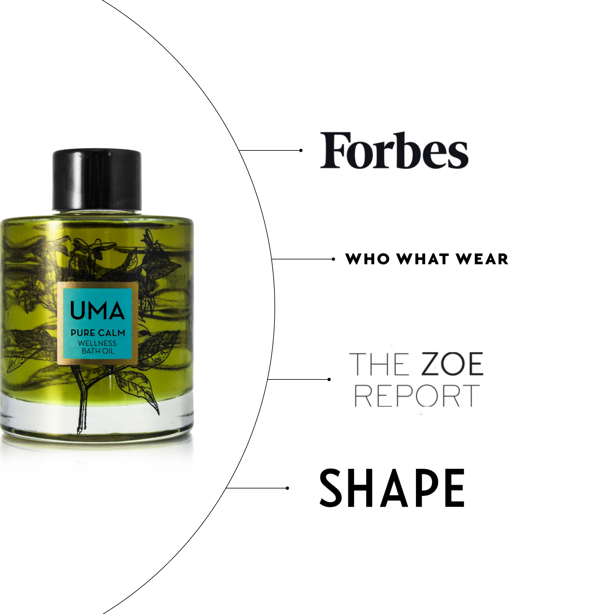 UMA Pure Calm Wellness Bath Oil